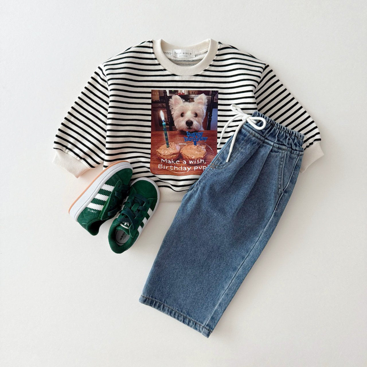 [PRE-ORDER] Elastic denim pants