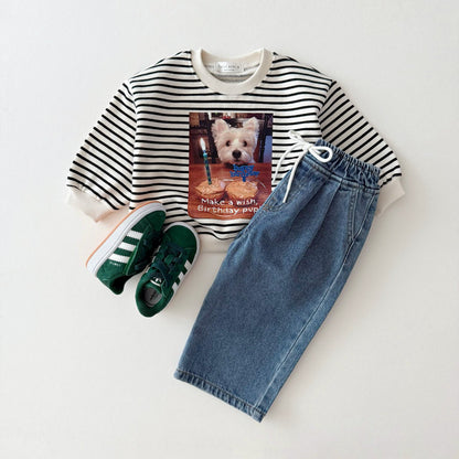 [PRE-ORDER] Elastic denim pants