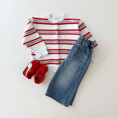 [PRE-ORDER] Multi striped cardigan