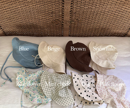 Summer Bucket Hat [blue flower]
