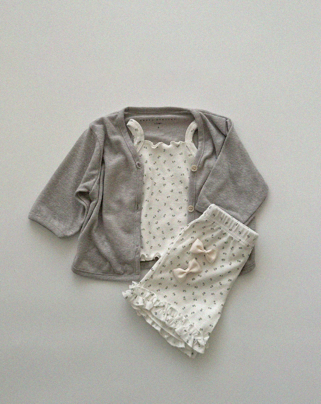 Linen cardigan [beige L]