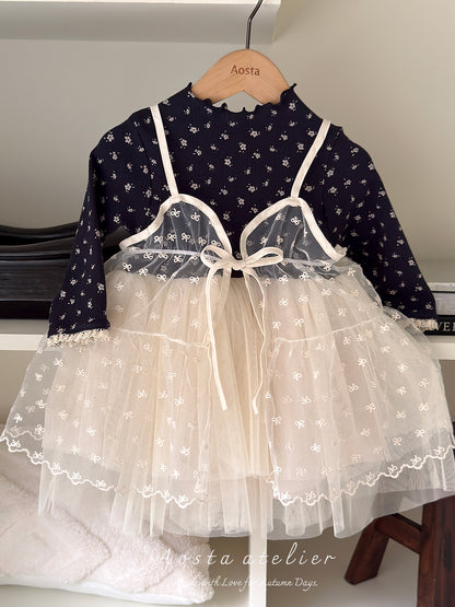 [PRE-ORDER] Lace Ribbon Open Dress