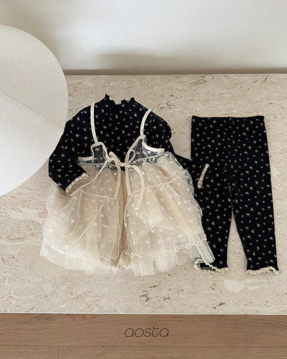 [PRE-ORDER] Lace Ribbon Open Dress