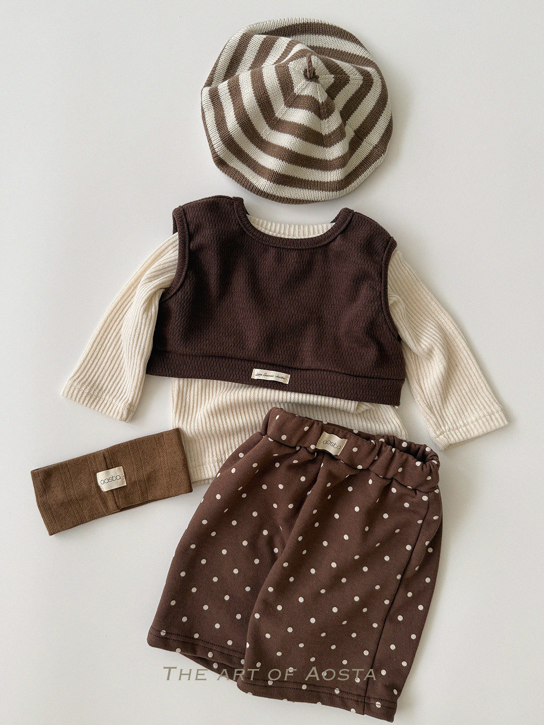 [PRE-ORDER] Polka dot chunky pants