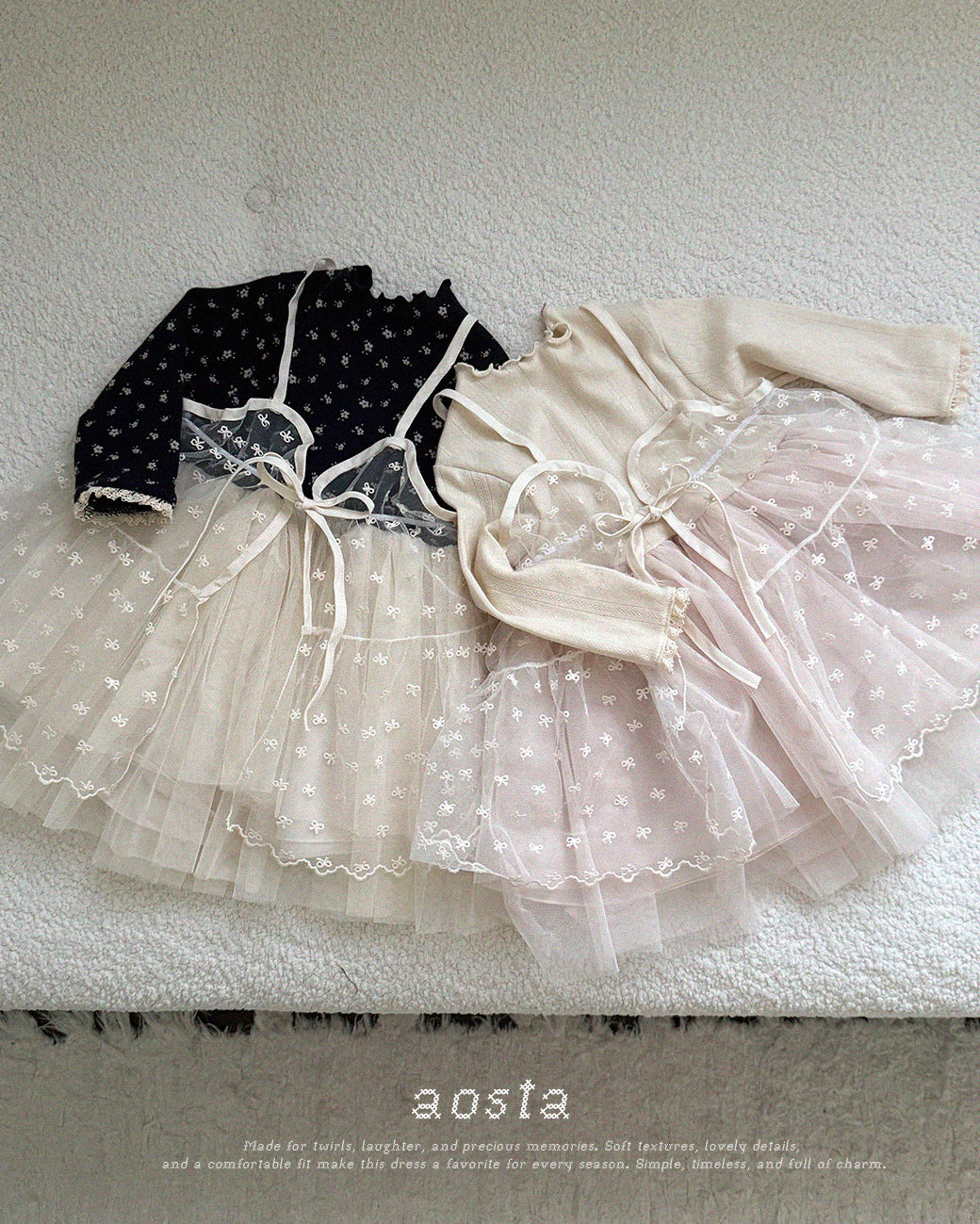 [PRE-ORDER] Lace Ribbon Open Dress