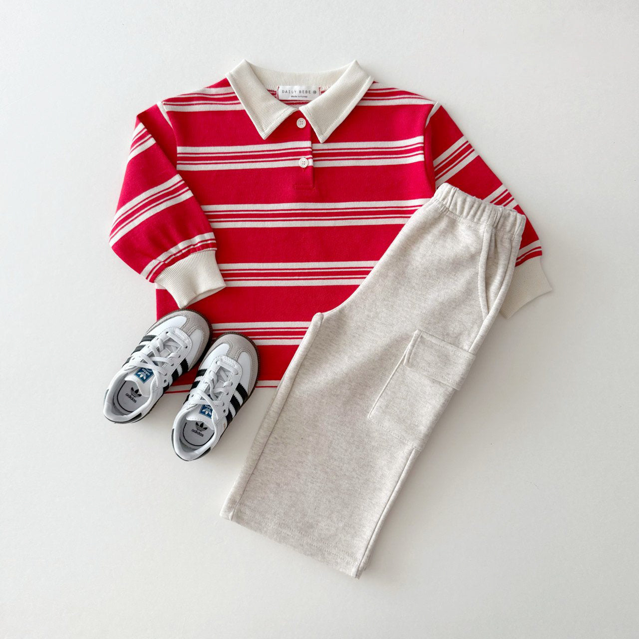 [PRE-ORDER] Collared striped tee
