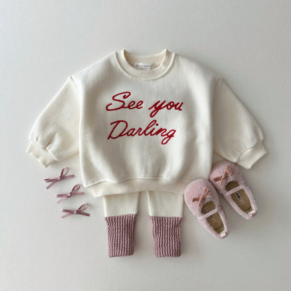 Sweat-shirt Darling [Crème XS]