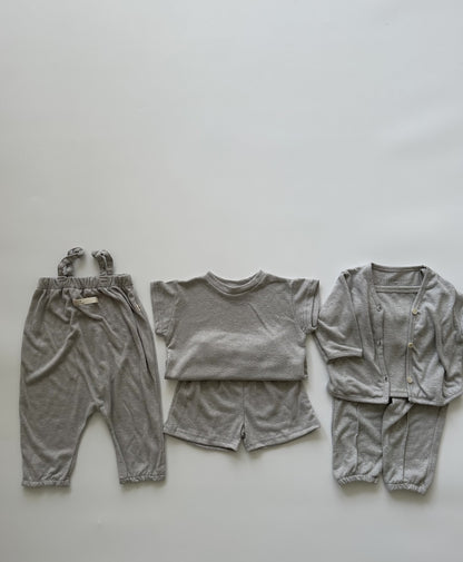 Linen t-shirt [blue M,XL]