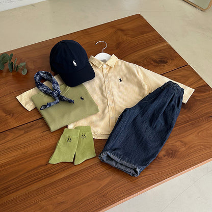 Oxford striped shirt