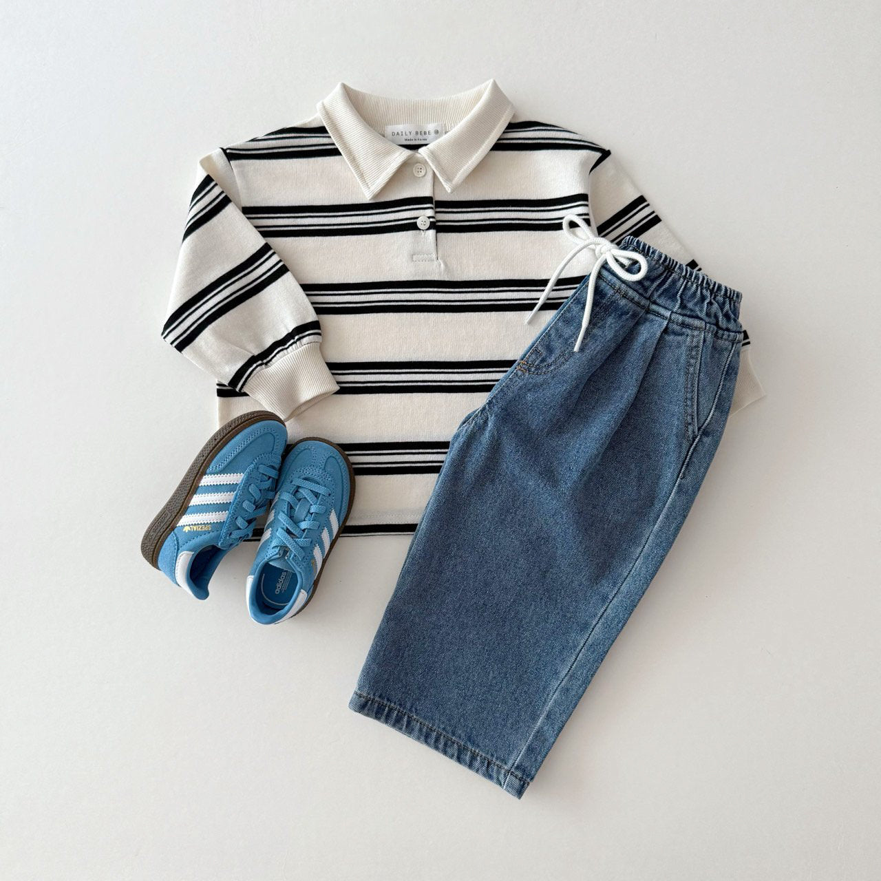 [PRE-ORDER] Elastic denim pants