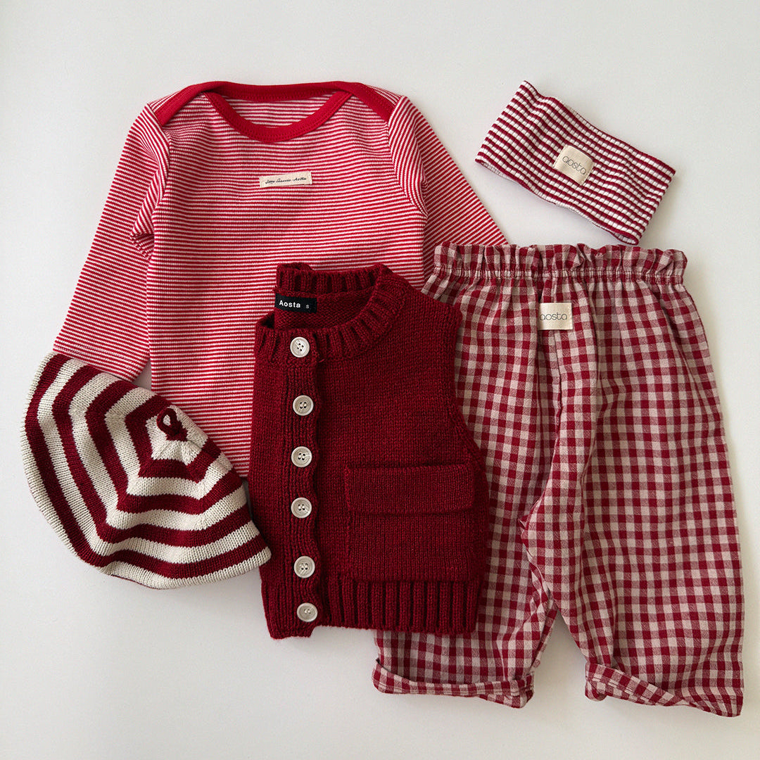 [PRE-ORDER] Caramel check pants
