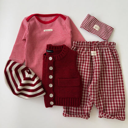 [PRE-ORDER] Caramel check pants