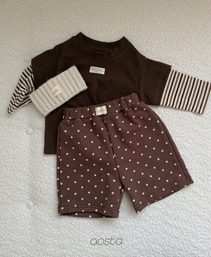 [PRE-ORDER] Polka dot chunky pants