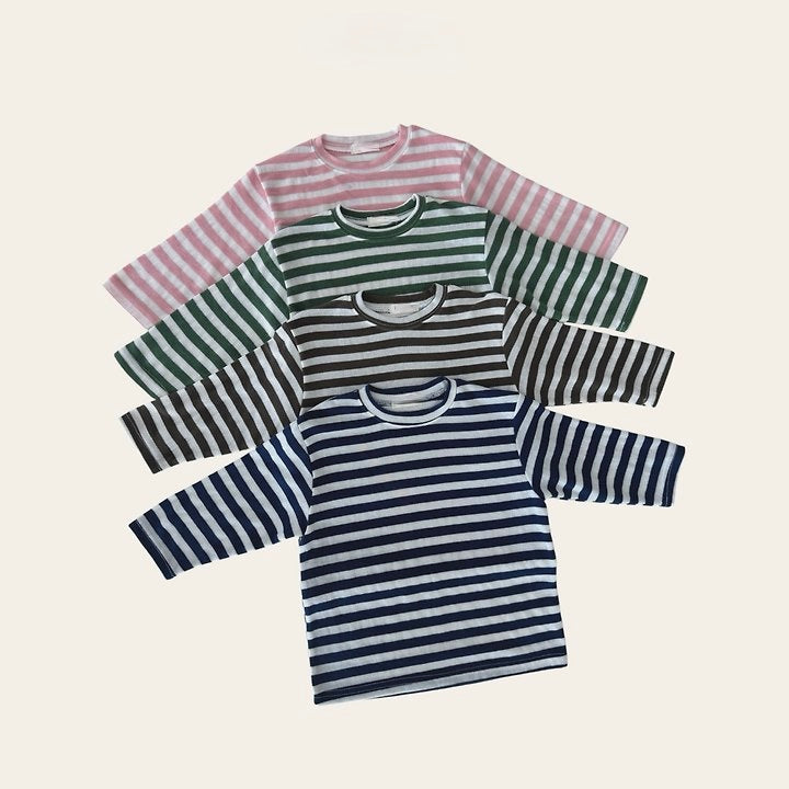 [PRE-ORDER] Autumn Basic Striped Tee