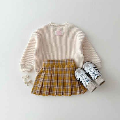 [PRE-ORDER] Ribbed knit sweatshirt