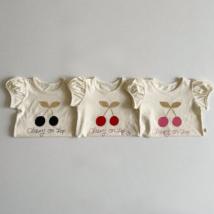 [PRE-ORDER] Cherry puff t-shirt