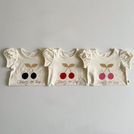 [PRE-ORDER] Cherry puff t-shirt