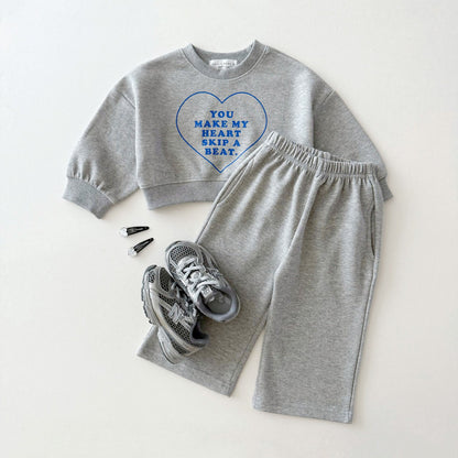 [PRE-ORDER] Heart wide pants set