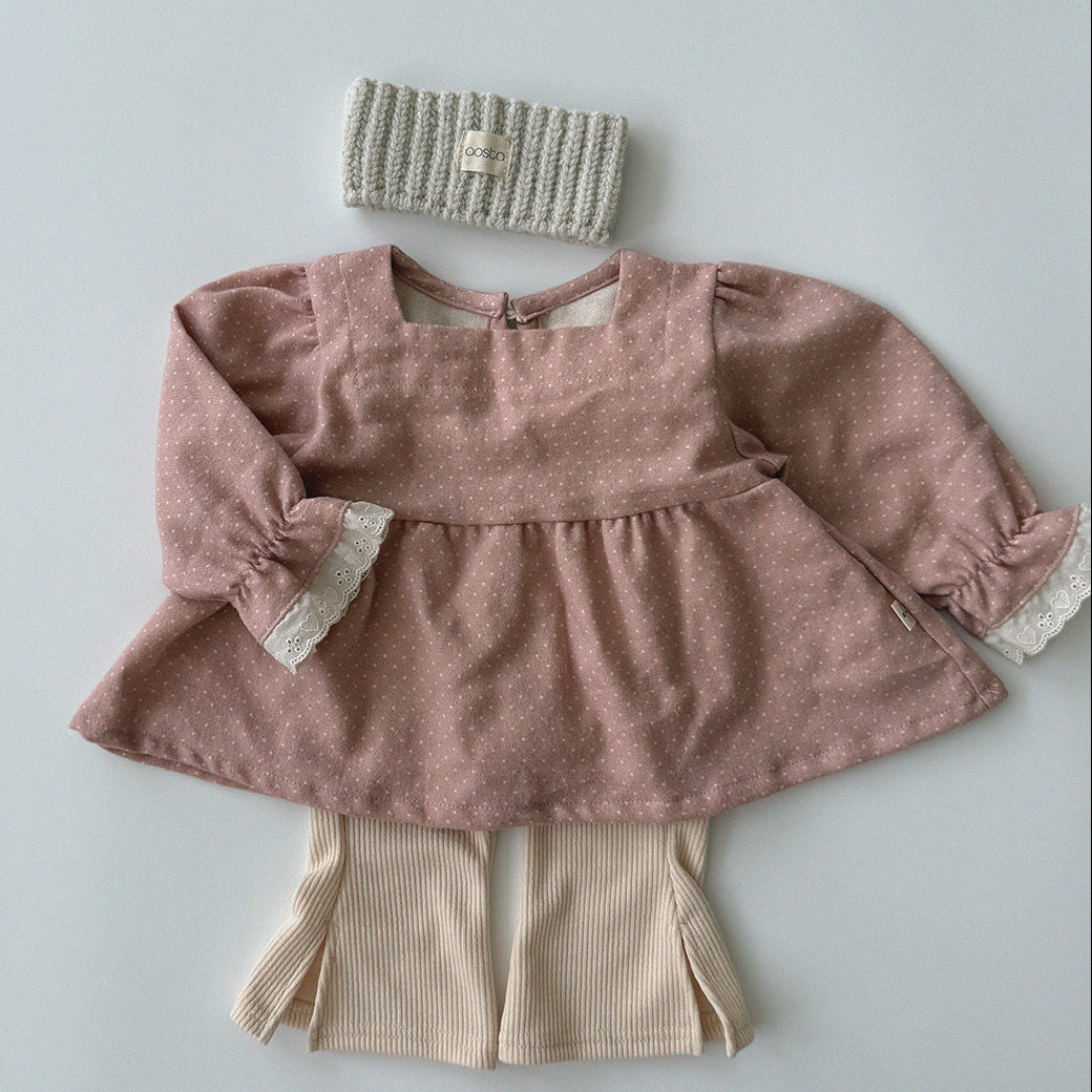 [PRE-ORDER] Milk dot blouse