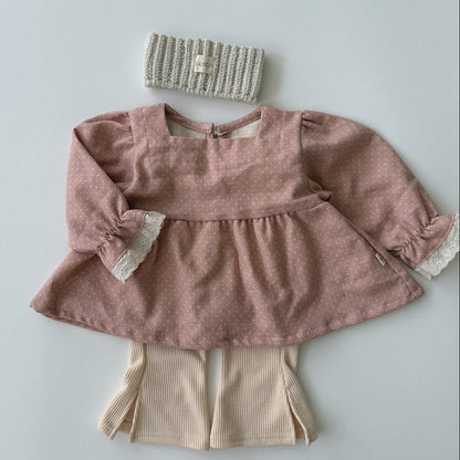 [PRE-ORDER] Milk dot blouse