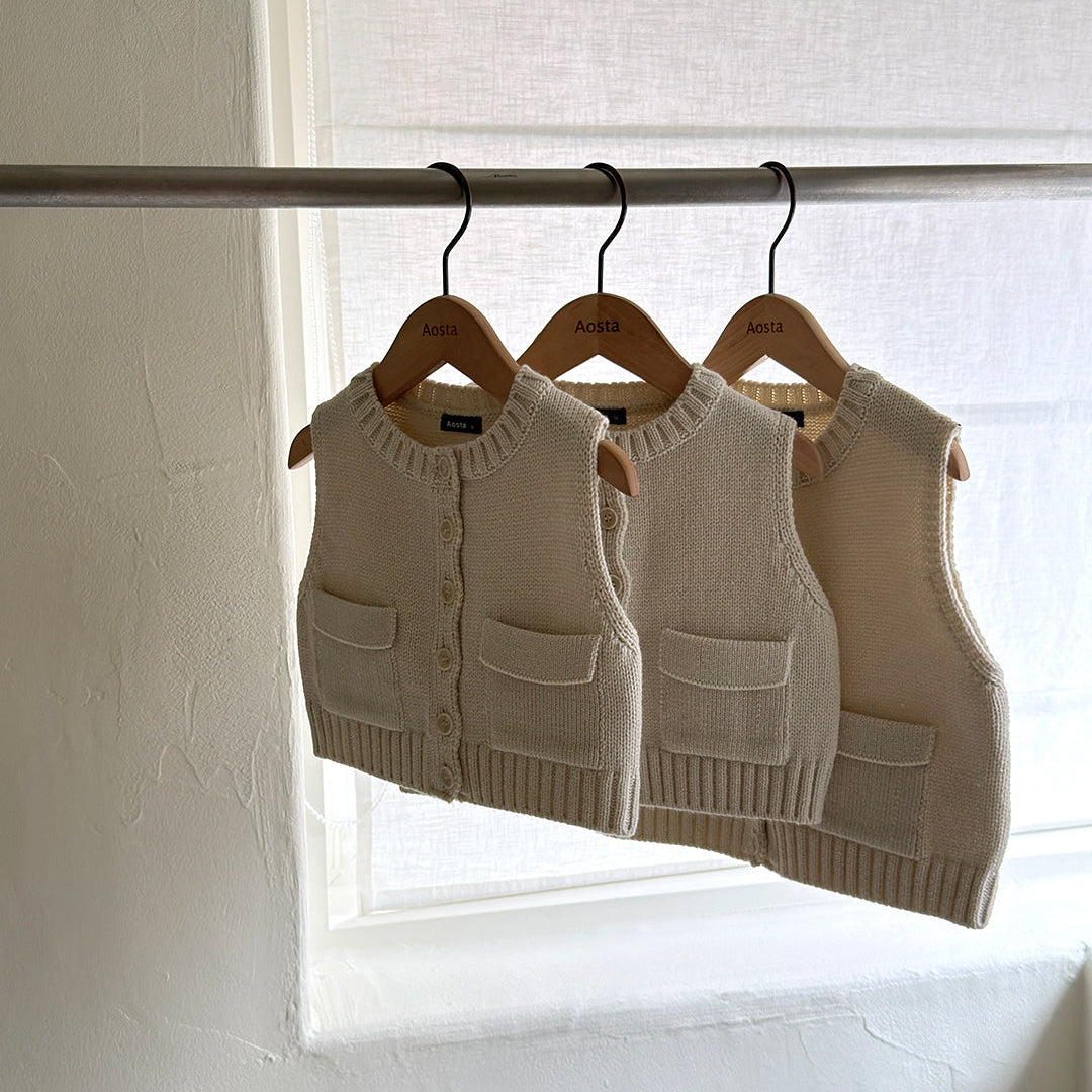 [PRE-ORDER] Knit Cookie Vest