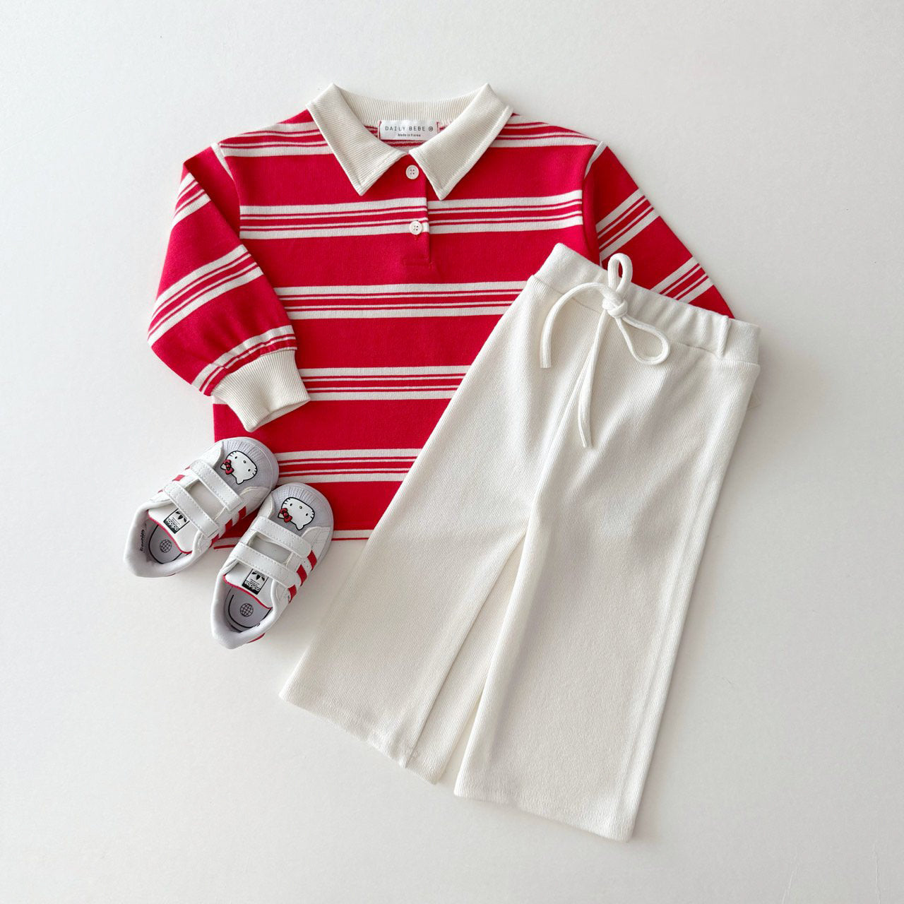 [PRE-ORDER] Collared striped tee