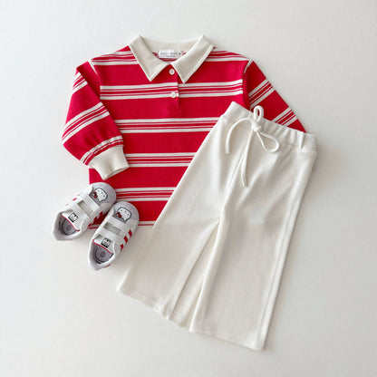 [PRE-ORDER] Collared striped tee