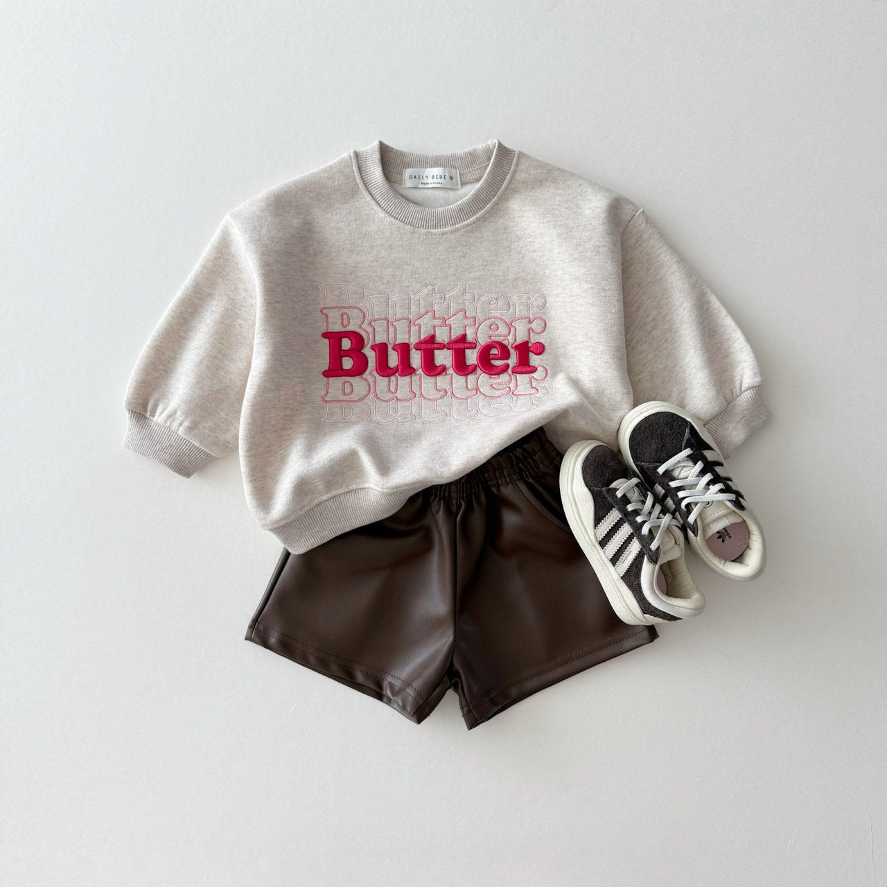 [PRE-ORDER] Butter embroidery sweatshirt