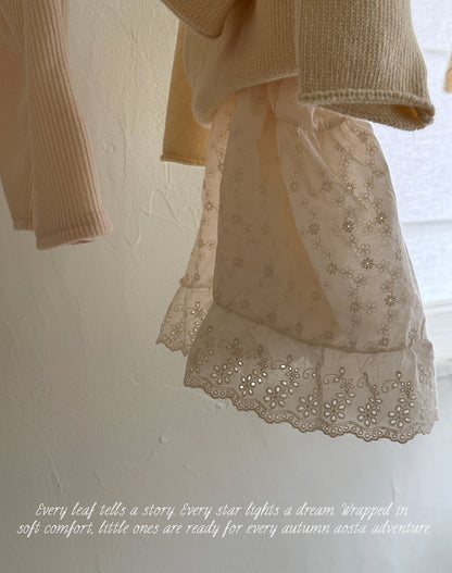 [PRE-ORDER] Lace Cotton Open Dress