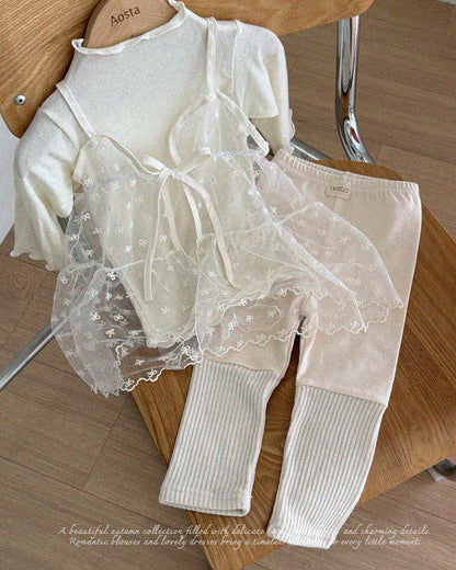 [PRE-ORDER] Lace Ribbon Open Dress