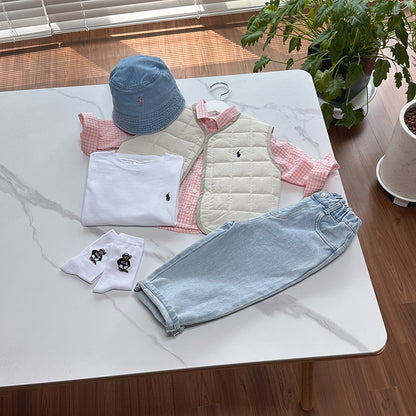 Denim bucket hat