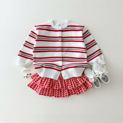 [PRE-ORDER] Multi striped cardigan
