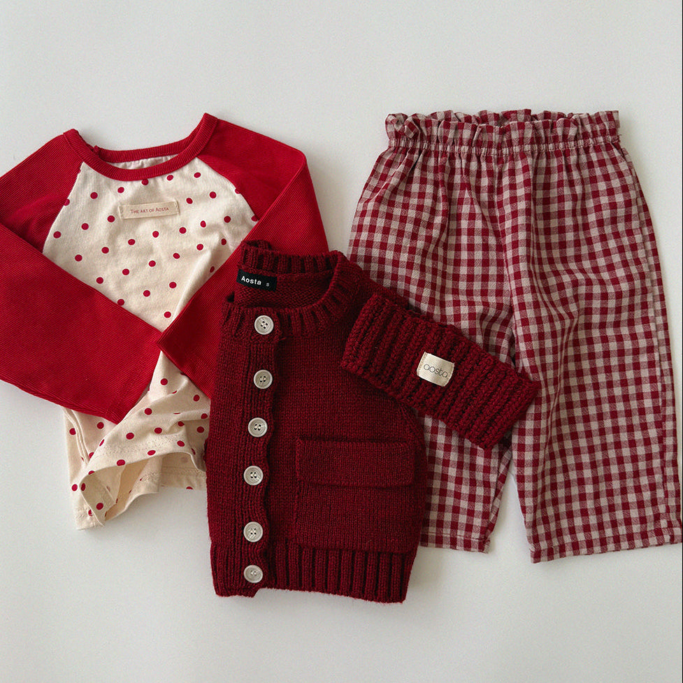 [PRE-ORDER] Caramel check pants