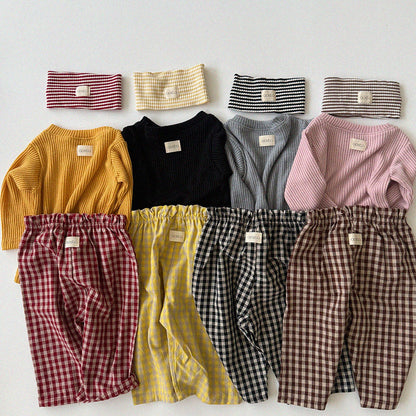 [PRE-ORDER] Caramel check pants