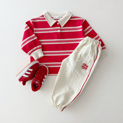 [PRE-ORDER] Collared striped tee