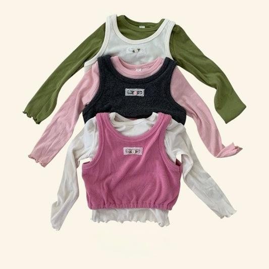 [PRE-ORDER] Fall Trendy Layered Long Sleeve Tee