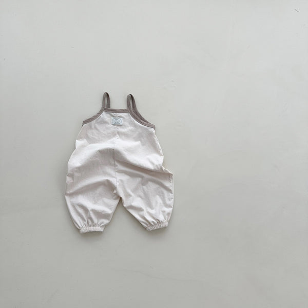 [PRE-ORDER] Cream baby overalls