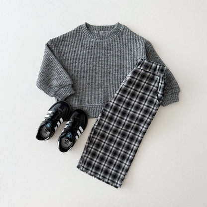 [PRE-ORDER] Ribbed knit sweatshirt