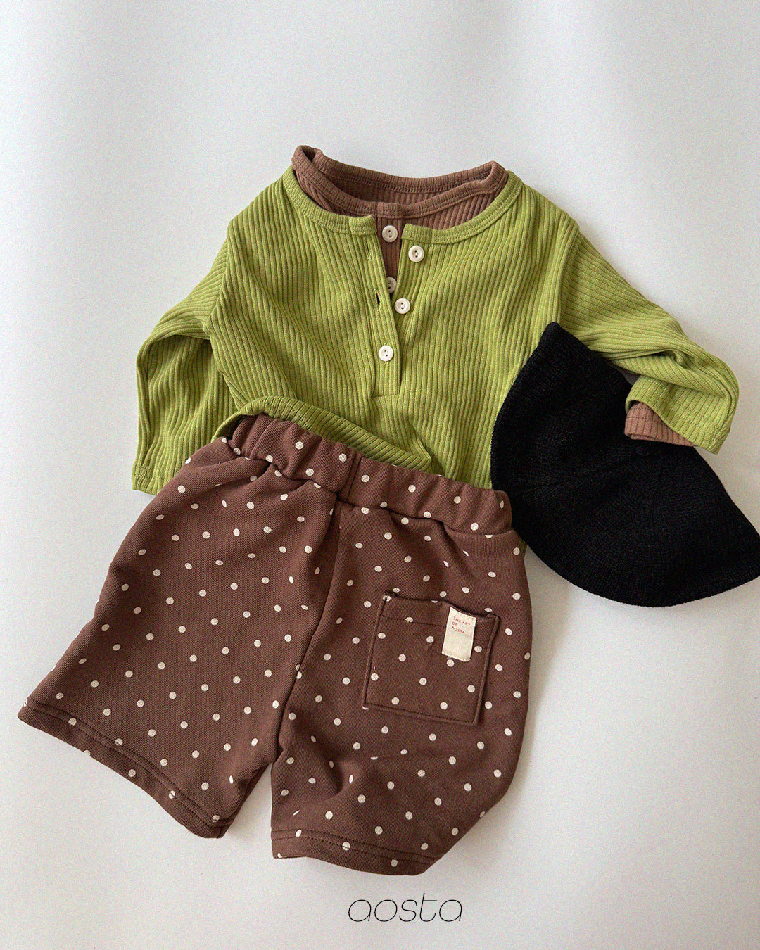 [PRE-ORDER] Polka dot chunky pants