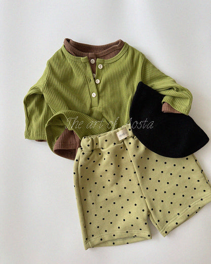 [PRE-ORDER] Polka dot chunky pants