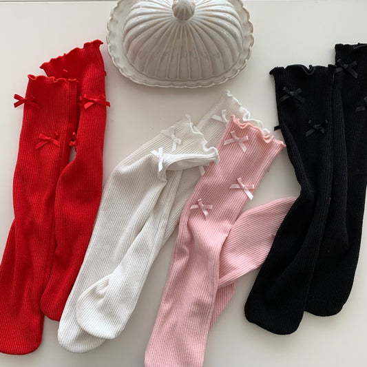 [PRE-ORDER] Ribbon knee socks