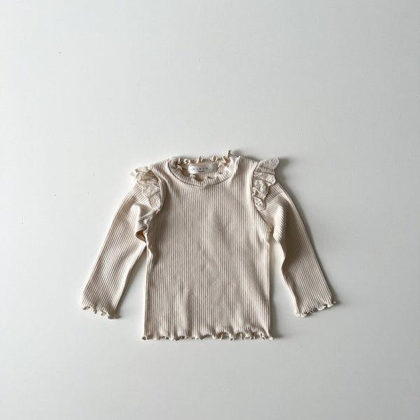 Lace Frill Tee [XS, S, M]