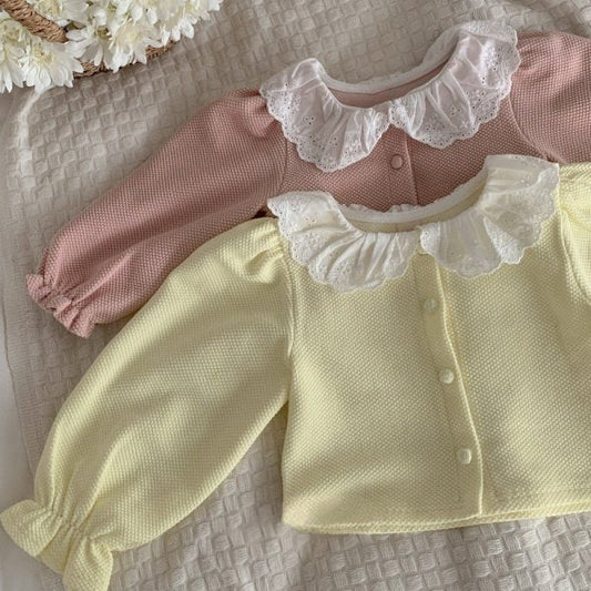 [PRE-ORDER] Lace Cropped Cardigan