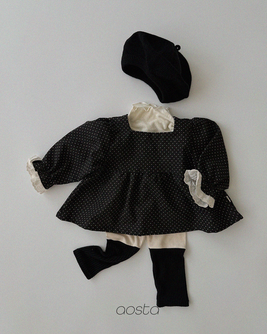 [PRE-ORDER] Milk dot blouse