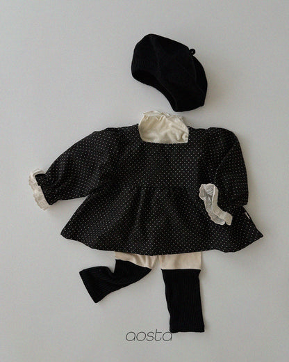 [PRE-ORDER] Milk dot blouse