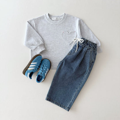 [PRE-ORDER] Elastic denim pants