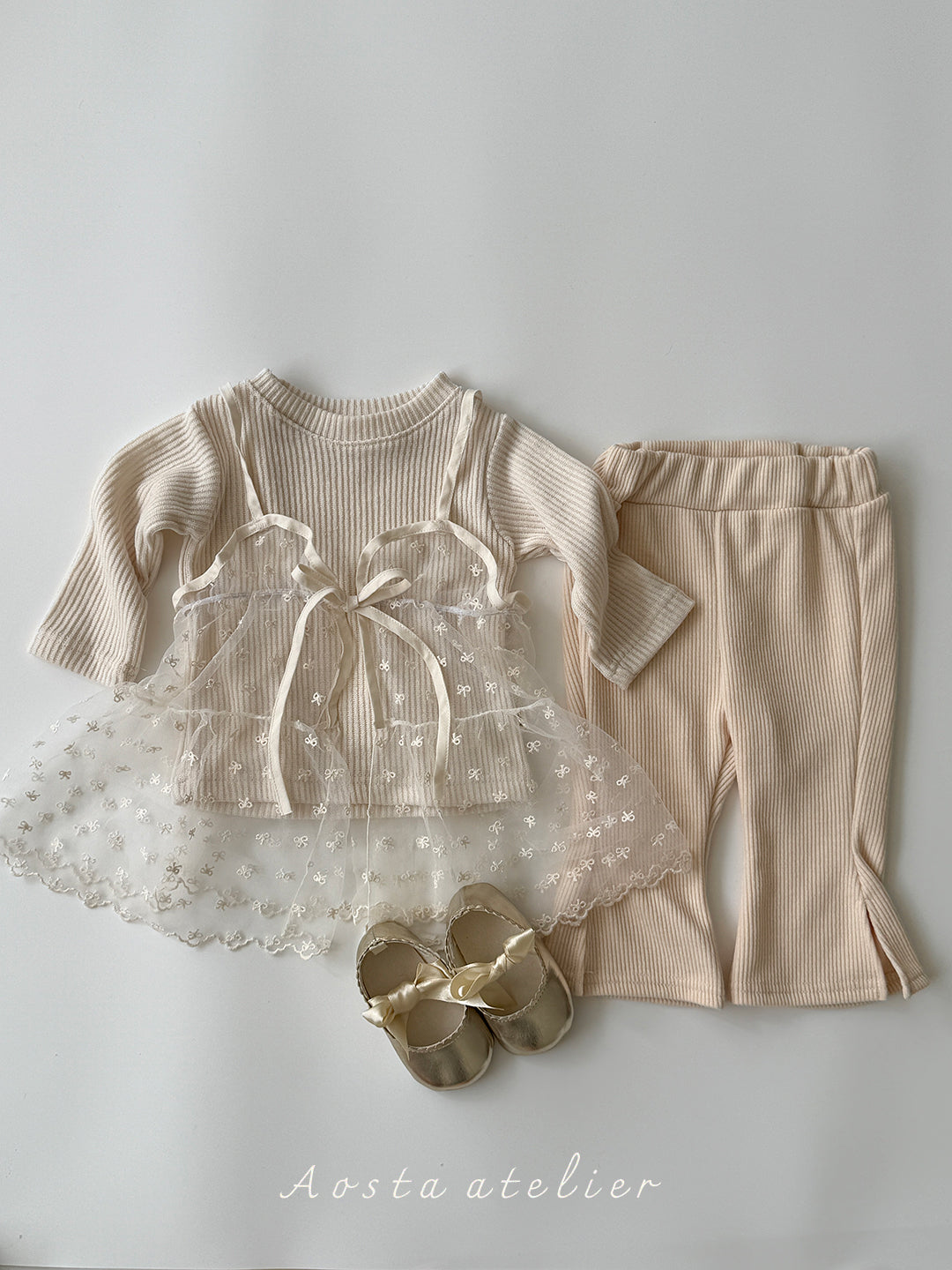 [PRE-ORDER] Lace Ribbon Open Dress