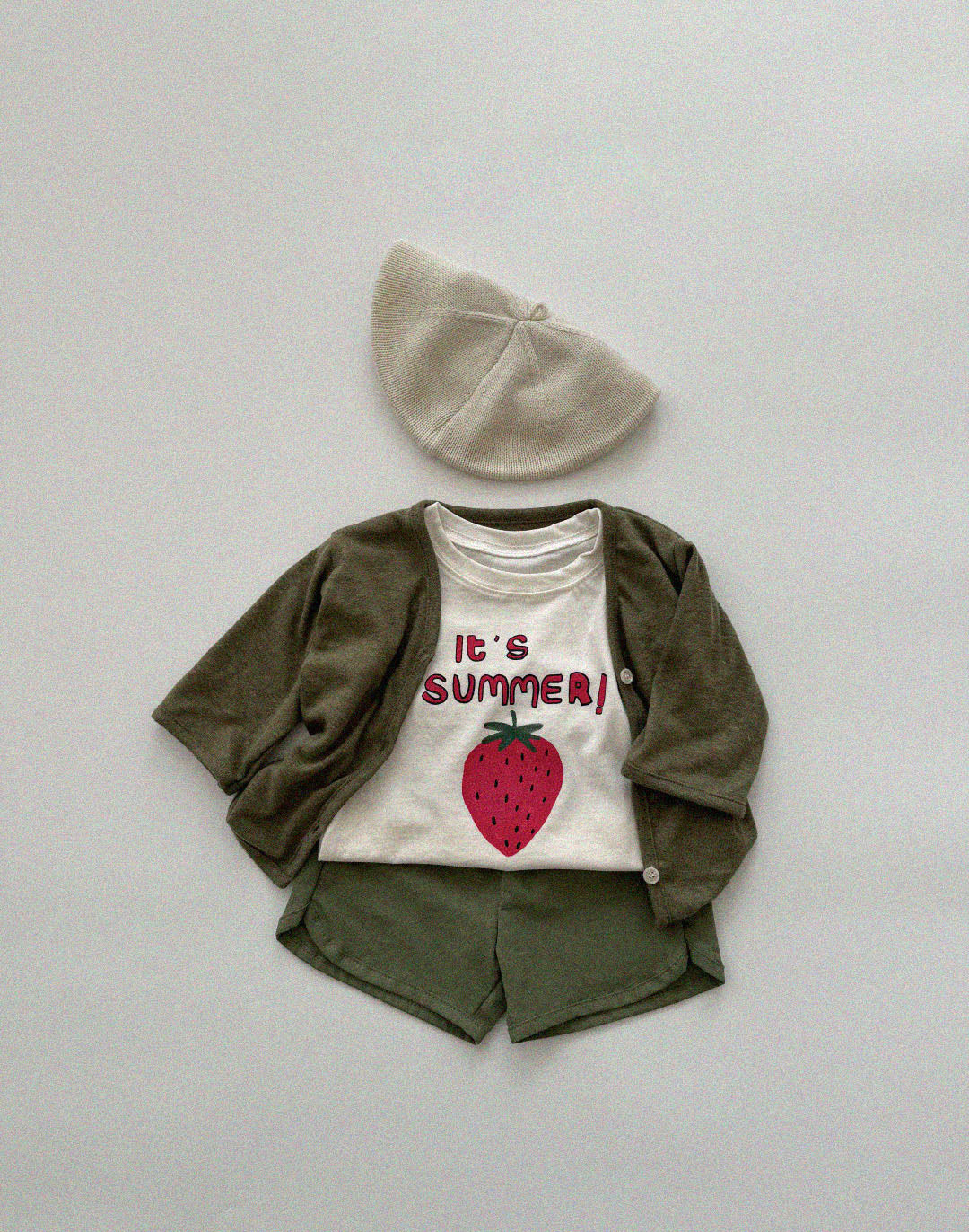 Linen cardigan [beige L]