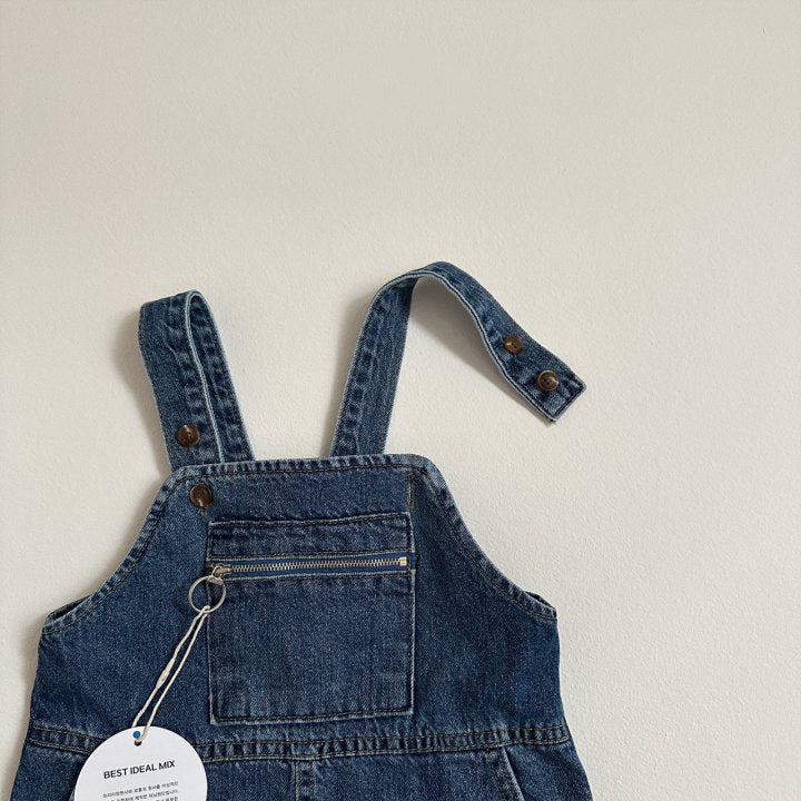 [PRE-ORDER] Zip pocket overalls