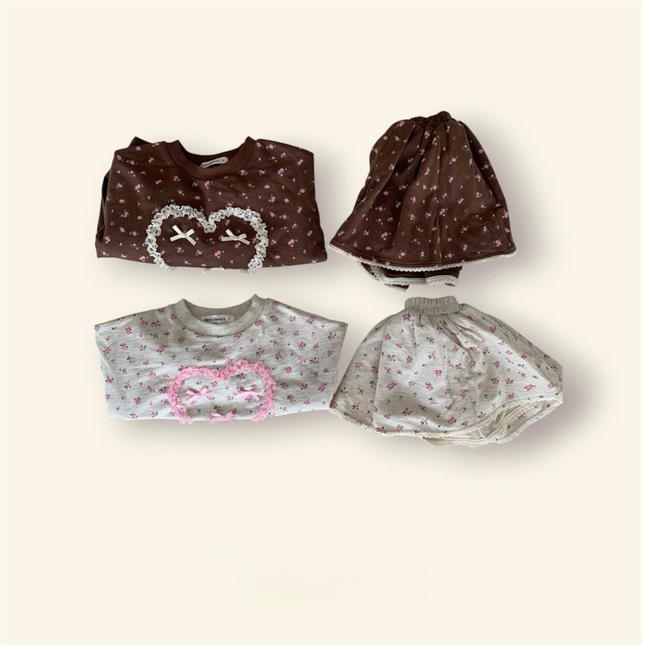 [PRE-ORDER] London Flower Top & Bottom Set